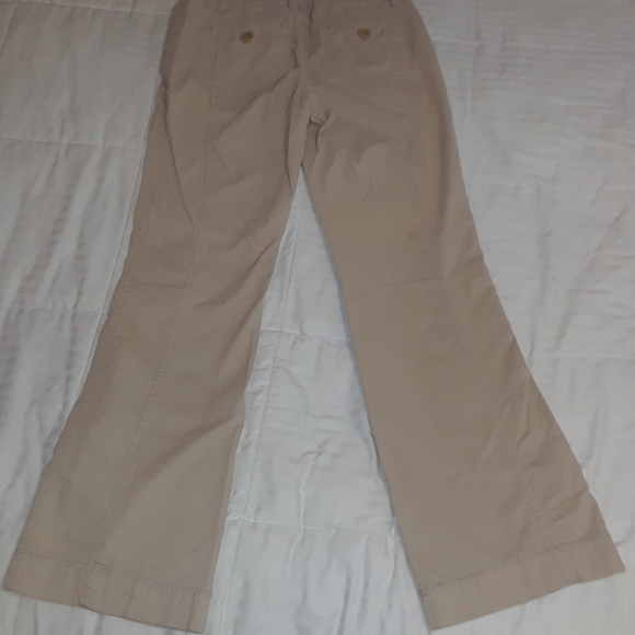 EDDIE Bauer 100% Cotton Tan Pants Size 4 - Picture 6 of 7